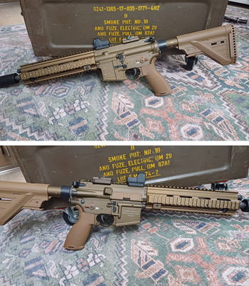 Imagen 2 de VFC HK416 A5 Bronze RAL 8000 FDE (Full Metal) - geupgraded