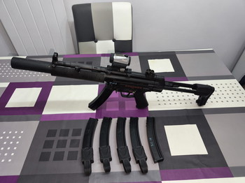 Image 4 for MP5 SD G&G FULL UPGRADE + MIRA T1 SIG ROMEO + 5 Cargadores