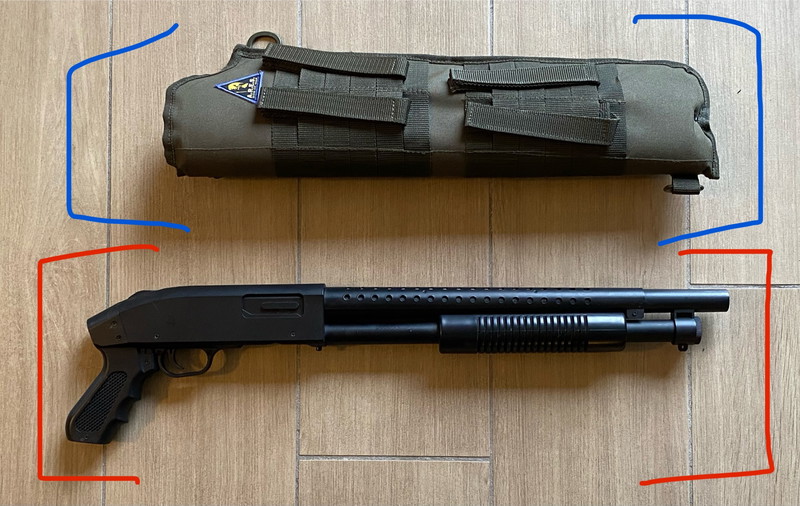 Image 1 for Shotgun + Shotgun quiver/pouch ARES