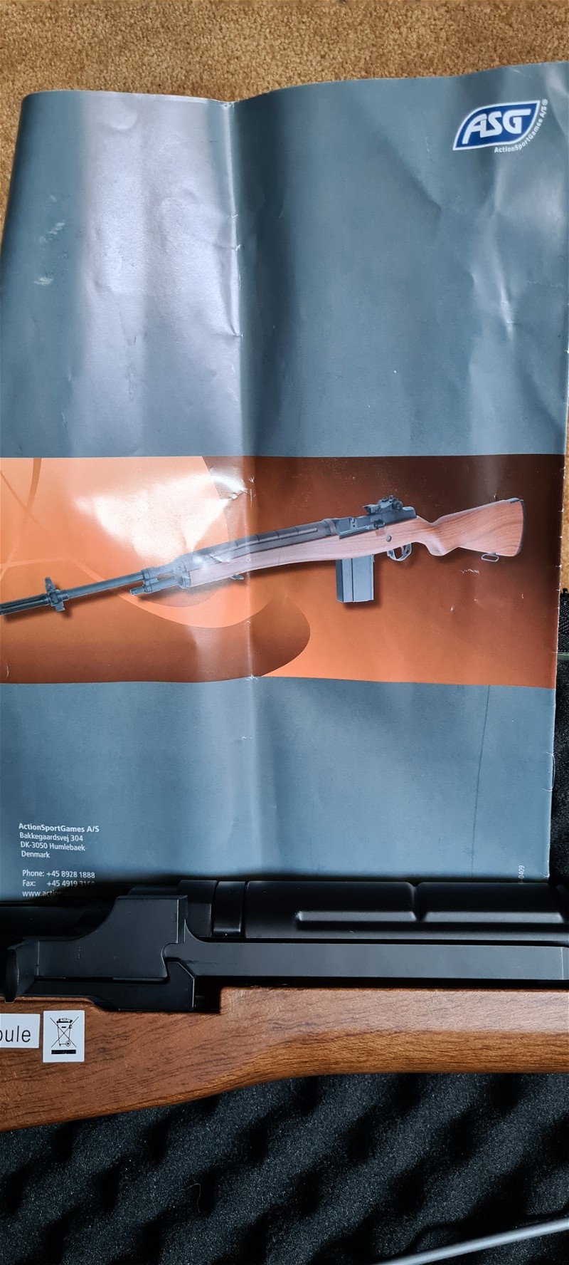 Afbeelding 1 van M14 sniper met tas
