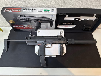 Image 3 pour Tokyo Marui MP7 A1 GBB Black (HK Markings) + Acetech demper