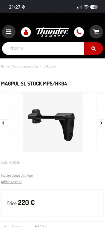 Image 4 for Magpul sl mp5 stock