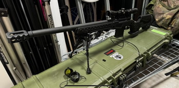 Image 2 for Te Koop Action Army AAC T10 HPA Sniper - Complete Setup