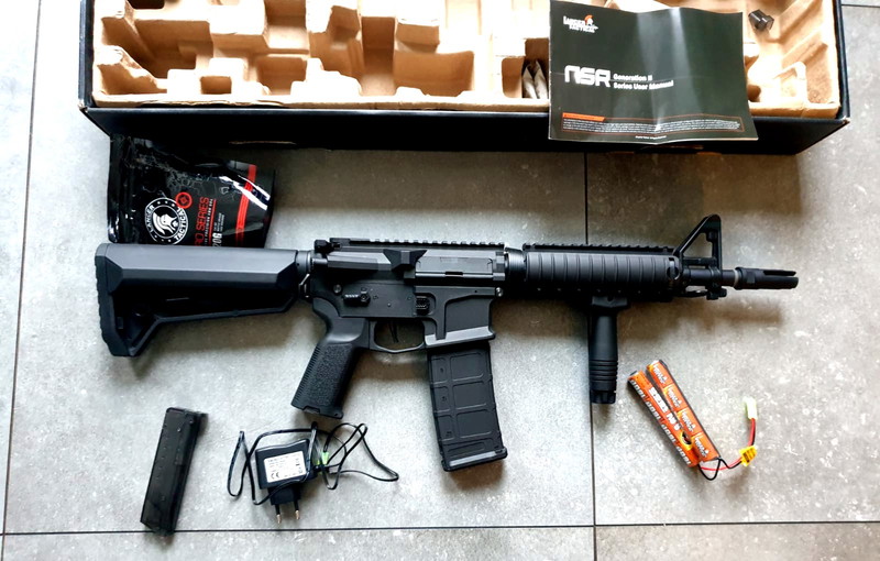 Image 1 for G2 M4 LT-02 CQBR combo | Rifle | AEG | Lancer Tactical ( splinternieuw in de doos )