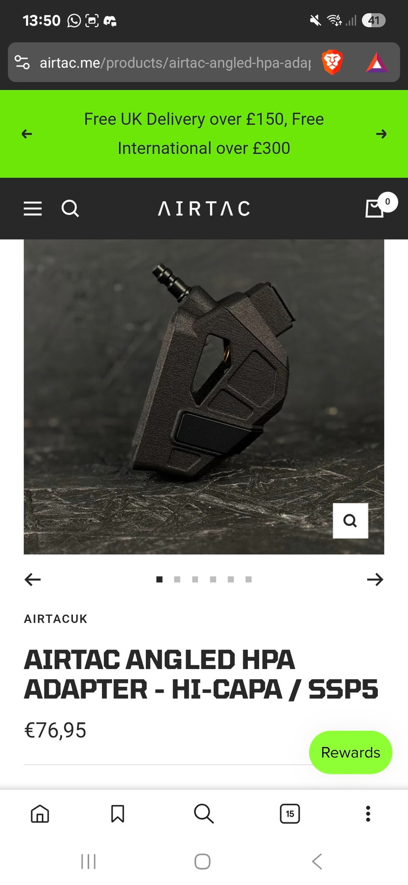 Bild 1 für Airtac angled hpa adapter, ssp5/ hi-capa (m4)