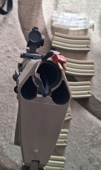 Bild 4 für Softair Ares Amoeba M4 EFC-System S-AEG Dark Earth   + umfangreichen Zubehör