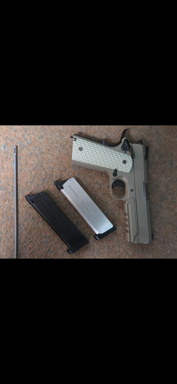 Afbeelding 2 van Tokyo Marui 1911 Desert warrior 4.3 GBB