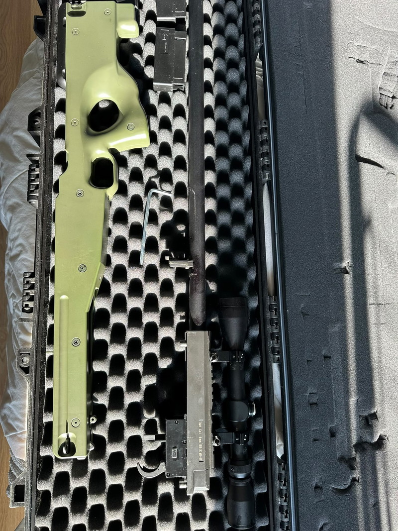 Image 1 for WELL MB01 L96/AWM Sniper + Scope + 2 magazijnen + Nuprol wapenkoffer - EUR 50