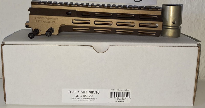 Image 1 for Geissele 9.3 MK16 URGI Handguard (This is a real steel handguard, not a clone)