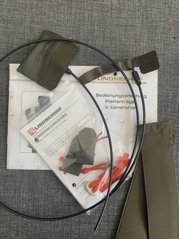 Imagen 4 de Lindnerhof Plattenträger Gen V Steingrau Bundeswehr Original KSK EGB Gebraucht