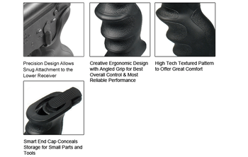 Image 2 for UTG Model 4/AR15 Combat Sniper Pistol Grip, Black
