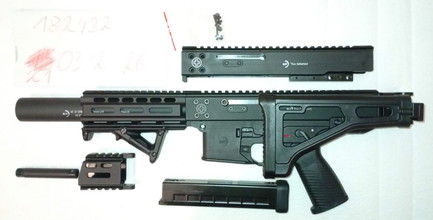 Image for Lambda Defence GHM9 Gas Blowback/ CNC Receiver / SD Kit / CNC Handguard /Angstadt Arms Folding Stock