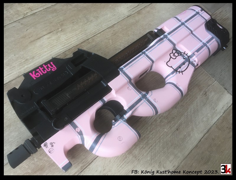 Image 1 pour Classic Army P-90 custom Hello Kitty 10th Anniversary