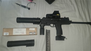 Afbeelding 3 van Mp9 gbb/hpa hele set ready to go met extra's!