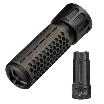 Image 2 for MadBull / Knight's Armament QDC CQB Suppressor Quick Detach mit 3 Prong Flash-Hider 14mm+ schwarz