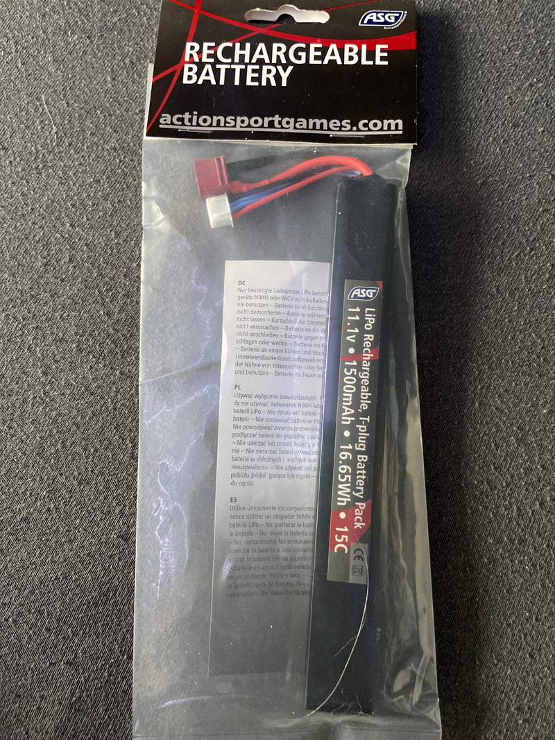 Image 1 for 11.1v 1500mAh ASG batterij!