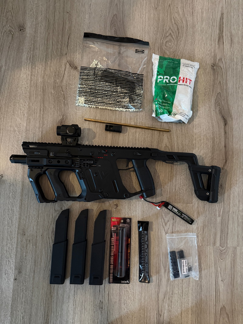 Bild 1 für Geüpgrade Krytac KRISS Vector AEG (1.15 J) met LAYLAX opties & meer!