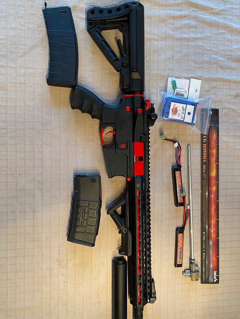 Image 1 for G&G cm16 srxl red edition aeg