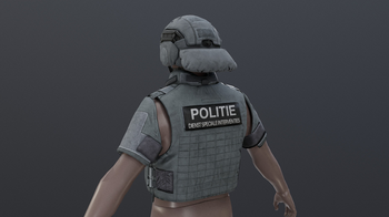 Imagen 2 de Rug/borst en helm embleem velcro (DSI, NL, Politie, Verzamel item)