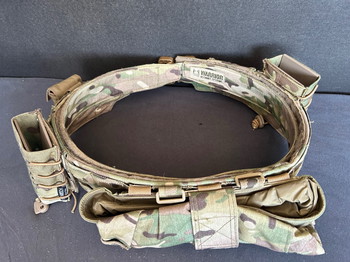 Image 4 for Warrior Assault Battle Belt + 2 m4 pouches + dump pouch + hit rag + 3 pistol pouches