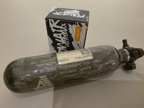 Afbeelding van Hpa bottle 0.25L kevlar Armotech 4500psi met regulator