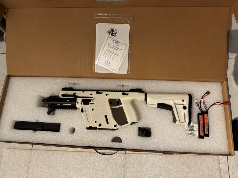 Image 1 for Krytac Kriss Vector Alpine White limited edition Perun mosfet Speed trigger