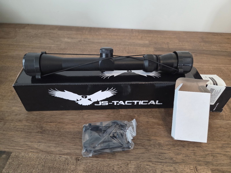 Bild 1 für JS Tactical Scope 32mm Lens 3X 9X Zoom Black JS 3 9X32