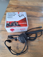 Bild für CodeRED battle zero tactical bone headset airsoft ptt baofeng kenwood