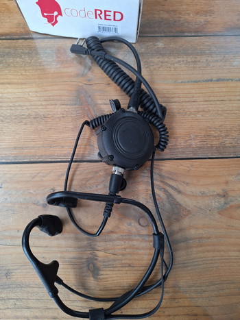 Image 3 pour CodeRED battle zero tactical bone headset airsoft ptt baofeng kenwood