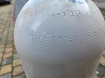 Image 3 for Duikfles 232bar 15l