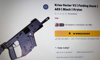 Zdjęcie 5 – Kriss Vector met 9 mags en THOR bifrost en red dot