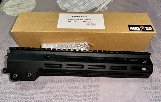Image 1 for MK16 M-LOK Rail 10.5 inch Black GEN 2 Version - ANGRY GUN