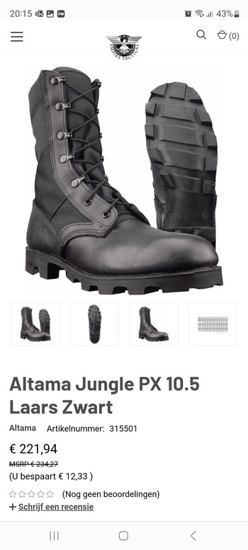Image 3 for Altama en Welco jungle boots (nieuw alle maten beschikbaa