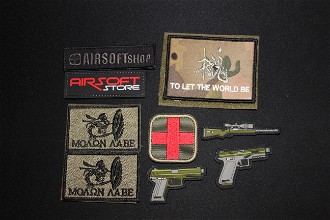 Image for 9 tactical Velcro Patches