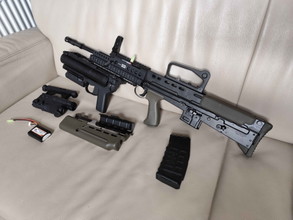 Image for G&G L85A2 met Daniel Defense RIS handguard en S&T M320A1 Grenade Launcher
