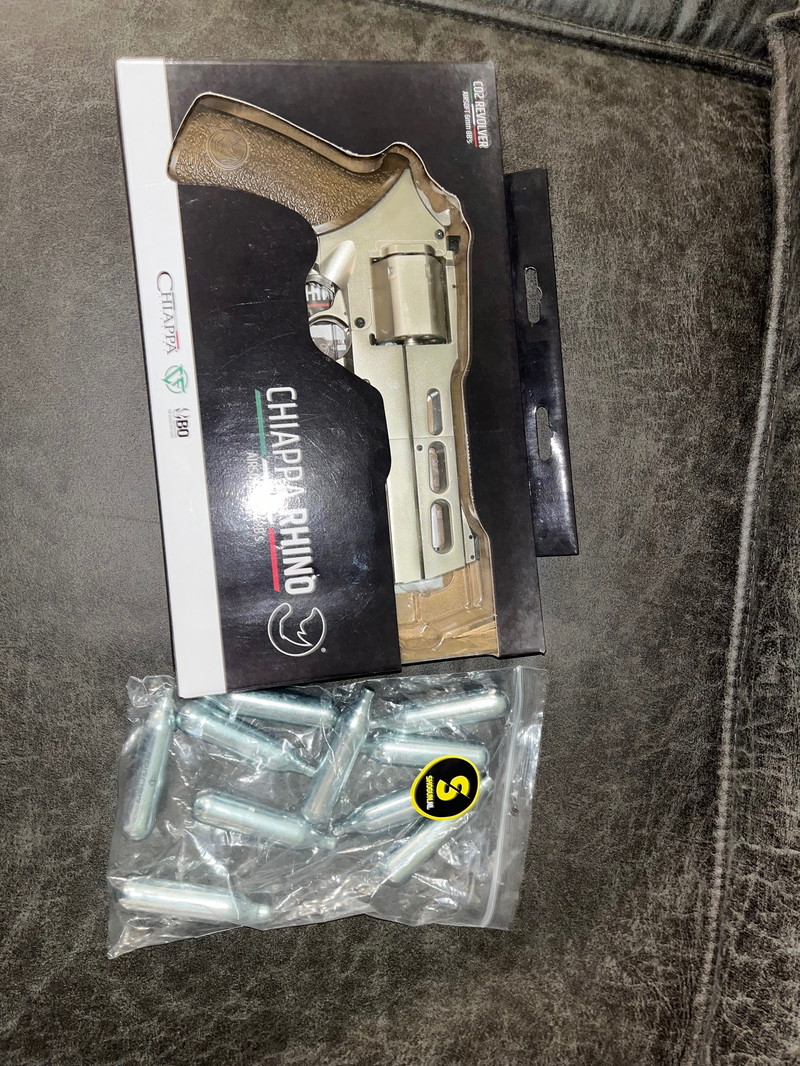Image 1 pour X RHINO REVOLVER SILVER | CO2 | CHIAPPA