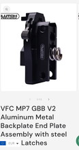 Image pour GEZOCHT Steel backplate mp7