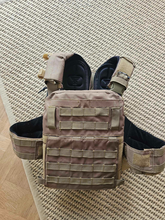 Afbeelding van Plate Carrier 8fields TAN + cargo pack black (warrior assault)