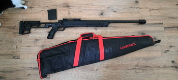 Image 2 for CYMA CM.707-U Upgraded Version 530 FPS - black, Including bag, 1 mag and BBs