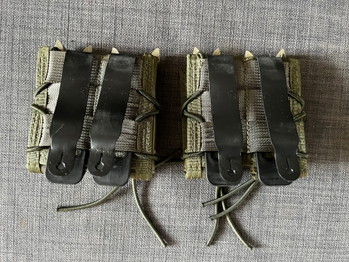 Image 3 for HSGI double pistol tacos in od green.