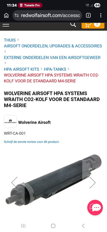 Afbeelding 6 van Wraith stock wolverine hpa co2