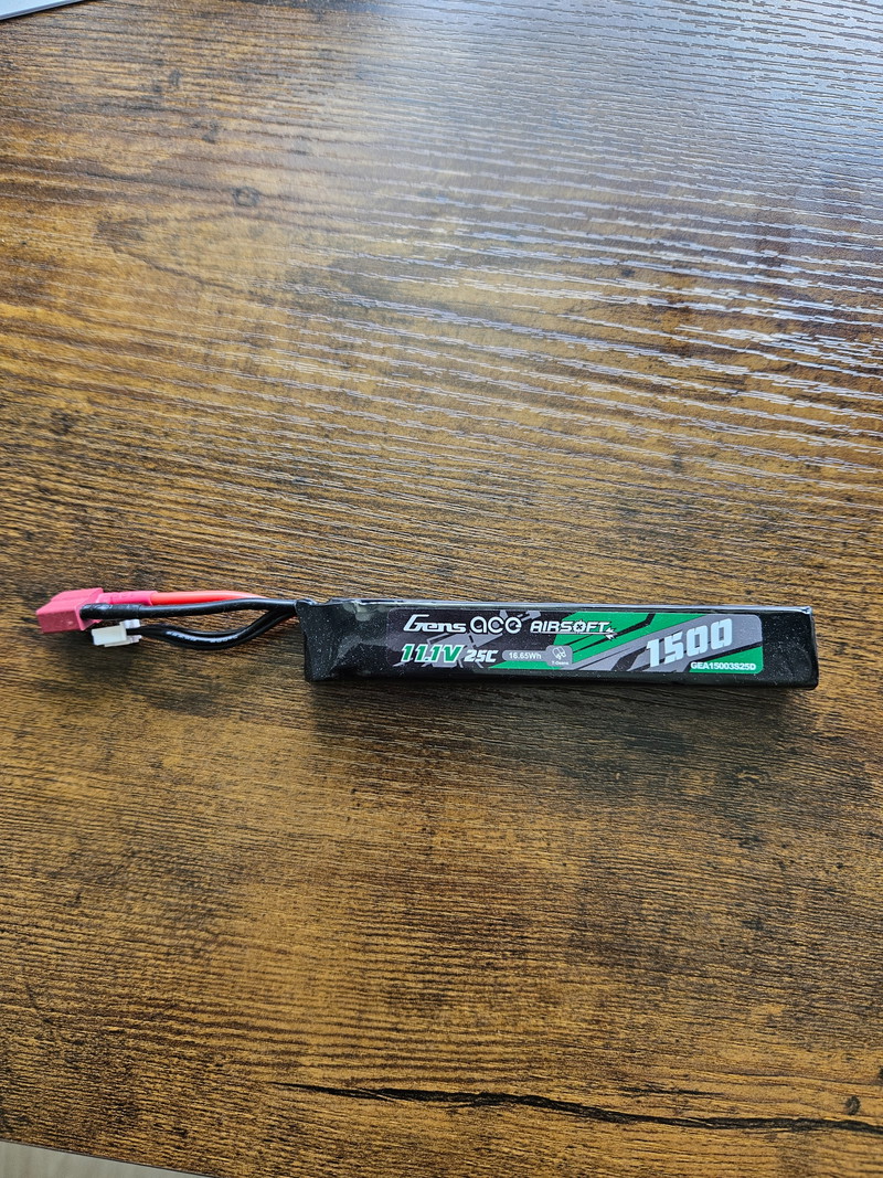 Image 1 pour Batterij LIPO 11.1V 1500 MAH 25C Gens ACE Deans aansluiting
