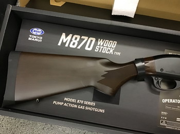 Bild 3 für TM Remington 870 Shotgun wooden stock