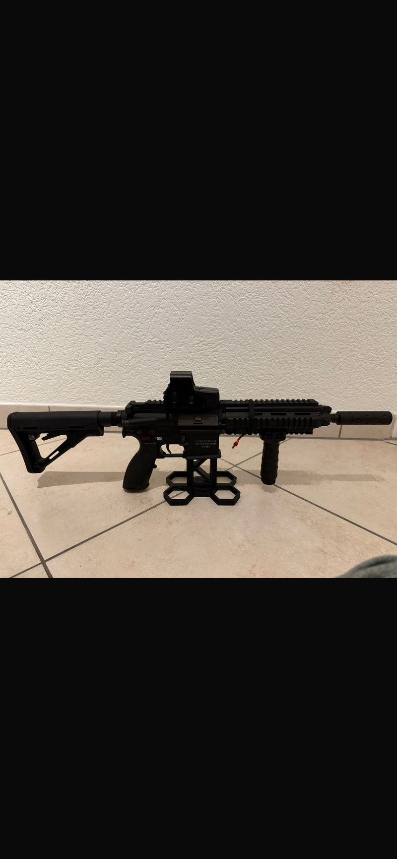 Bild 1 für HK416C Airsoft inkl. Schalldämpfer & 2 Magazine