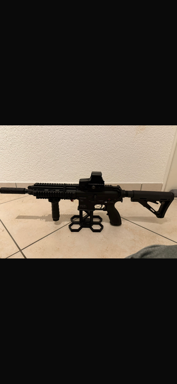 Bild 2 für HK416C Airsoft inkl. Schalldämpfer & 2 Magazine