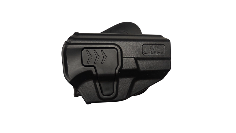 Image 1 for Gun Flower - Level 2 OWB Holster for Glock 17, Right Hand, Belt Paddle