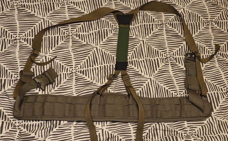 Immagine 1 di Warrior Assault Systems Elite Ops LBP belt Ranger Green + Slim Line Harness