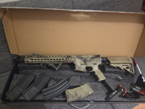 Image for Evike spyder silveredge M4 Airsoft AEG met andere camo en stock