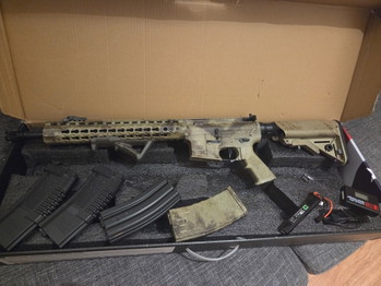 Image 2 for Evike spyder silveredge M4 Airsoft AEG met andere camo en stock