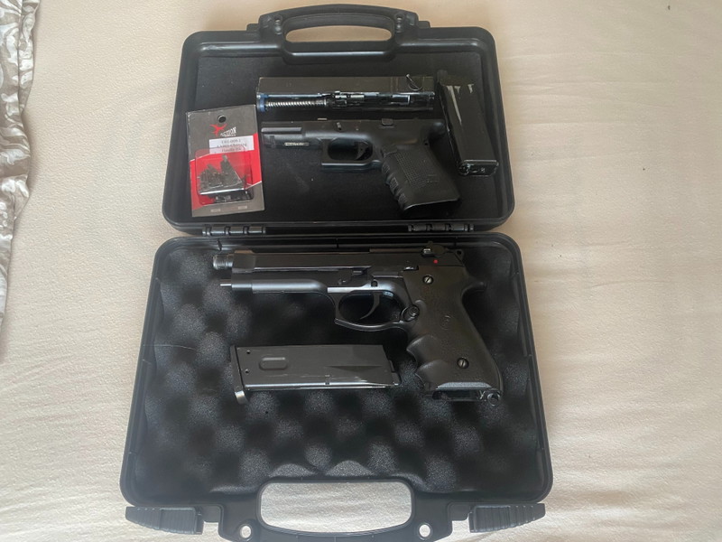 Image 1 for WE Glock 23 +barret (project/onderdelen) + hard case